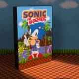 Vægdekorationer Sonic the Hedgehog Lampe Plakat