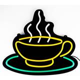 Brugskunst ProXL Neonskilt 48 cm "Coffee Cup" Ramme