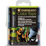Chameleon Kuglepenne Chameleon 5 Pen Earth tones color tops set