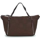Desigual Dame Håndtasker Desigual Women's large textured bag, Brown