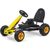 Milly Mally Pedalbiler Milly Mally Gokart Viper Yellow pedals