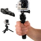 Kamerastativer på tilbud Hurtel Holder with a mini tripod for GoPro SJCAM sports cameras, black universal