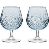 Blå Whiskyglas Frederik Bagger Crispy Sapphire Sixball Whisky Glass 40cl 2pcs