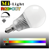 E14 rgb Mi-Light RGB CCT pære E14