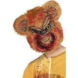 Brun Heldækkende masker Kostumer Smiffys Zombie Teddy Bear Mask