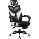 Hvid Gamer stole Huzaro Combat 5.0 Gaming Chair - Black/White