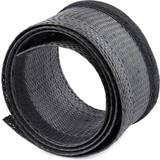 Føringsveje StarTech StarTech.com 10ft (3m) Cable Management Sleeve, Trimmable Heavy Duty Cable Wrap, 1.2" (3cm) Dia Polyester Mesh Computer Cable Manager/Protector/Concealer Black Cord Organizer/Hider, Floor Cable Cover, Wire Wraps (WKSTNCMFLX) kabeladministrationshylster