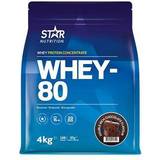 Star Nutrition Pulver Proteinpulver Star Nutrition Whey-80 Double Rich Chocolate 4kg