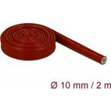 DeLock Fire-Proof Sleeving Silicone-Coated Kabelfleksibelt rør 5 m rød