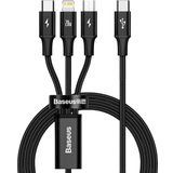 Baseus Rund - USB-kabel Kabler Baseus USB A-USB B Micro/USB C/Lightning 1.5m