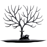 Qualy My Little Deer Jewellery Tree Stand - Black