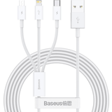 Baseus Rund - USB-kabel Kabler Baseus Superior USB A-USB B Micro/USB C/Lightning 1.5m