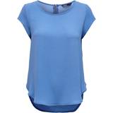46 - Dame - Gul Overdele Only Loose Fit Short Sleeve Top