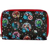 Loungefly Avengers Floral Tattoo Zip Around Wallet