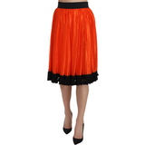 Nylon - Pomponer Tøj Dolce & Gabbana High Waist Knee Length Skirt