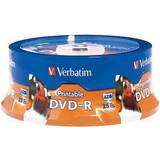 Verbatim DVD Optisk lagring Verbatim DVD-R 4.7GB 16x 25-Pack Spindle