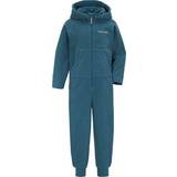 Didriksons monte fleece Didriksons Monte Kid's Coverall - Dive Blue