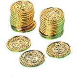 Plast Festdekorationer Amscan Party Decorations Pirate Coins Gold 72-pack
