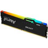 16 GB - DDR5 RAM Kingston Fury Beast RGB Black DDR5 6000MHz 16GB (KF560C36BBEA-16)