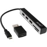 Micro-USB Hukommelseskortlæser InLine 66775C