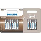 Philips Batterier & Opladere Philips LR03/AAA 4-blister batteri