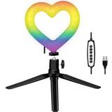 Studio & Belysning LogiLink Heart-Shaped LED Ring Light