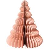 Pink Dekorationer Broste Copenhagen Paper Christmas Tree, Ø 13 x H 15 cm, støvet pink Juletræspynt