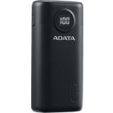 Adata Sort Batterier & Opladere Adata AP10000QCD-DGT-CBK Powerbank