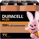 Duracell 9V (6LR61) Batterier & Opladere Duracell 9V Plus 4-pack