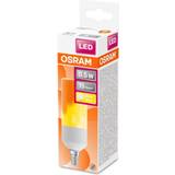 Varme hvide Lavenergipærer Osram Flame Effect Energy-Efficient Lamps 0.5W E14