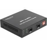 Netværkskort & Bluetooth-adaptere DeLock Media Converter 10GBase-R SFP to SFP Medieomsætter 10 GigE 10GBase-R SFP SFP