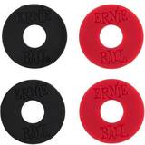 Ernie Ball Remme & Bånd Ernie Ball EB-4603 Strap Blocks, Black & Red, 4 pc