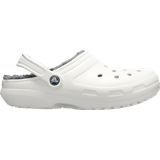 Gummi - Rem Sko Crocs Classic Lined - White/Grey