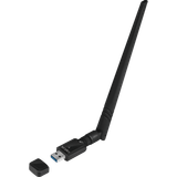 LogiLink USB-A Trådløse netværkskort LogiLink WL0246, Trådløs, USB, WLAN, 876 Mbit/s, Sort