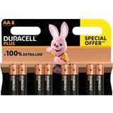 Duracell Batterier Batterier & Opladere Duracell Plus AA LR6 Batteri, 8 stk