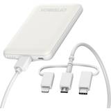 OtterBox Powerbanks Batterier & Opladere OtterBox Mobile Charging Kit 5000 mAh White