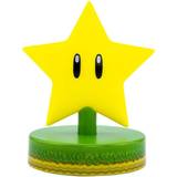 Gul - Stjerne Belysning Paladone Mario Super Star Natlampe