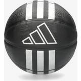 Adidas Hvid Basketball adidas 3-Stripes Rubber Mini basketball Black Silver Metallic 3