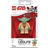 Beige Nøgleringe Lego Star Wars - Ledlite Nøglering Yoda