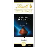 Lindt Chokolade Lindt Excellence Sea Salt Dark Chocolate Bar 100g