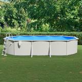 Pools vidaXL swimmingpool med poolstige 610x360x120 cm