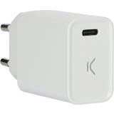 Ksix Hvid Batterier & Opladere Ksix USB Oplader Hvid