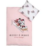 Mickey Mouse Tekstiler Borg Living Mickey Minnie Julemotiv Sengetøj 70x100cm