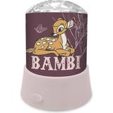 Cylinder - Pink Belysning Disney Bambi Projektor Natlampe