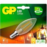 GP Batteries LED-pærer GP Batteries Lighting Filament Candle E14 4W (40W) 470 lm 078128