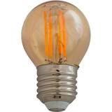 Orange Lyskilder DybergLarsen E27 LED kronepære m/3-trins-dæmp 4W/ravfarvet