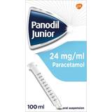 Paracetamol Håndkøbsmedicin Panodil Junior 24mg/ml 100ml Løsning