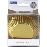 PME Metallic Gold Muffinsforme, Metalfolie Muffinform 5 cm