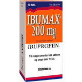 Smerter & Feber - Smertestillende tabletter Håndkøbsmedicin Ibumax 200 mg 20 tabs Tablet