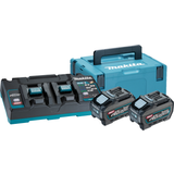 Makita Batterier Batterier & Opladere Makita 40V Batteripakke 2x5,0Ah BL4050F lynlader DC40RB